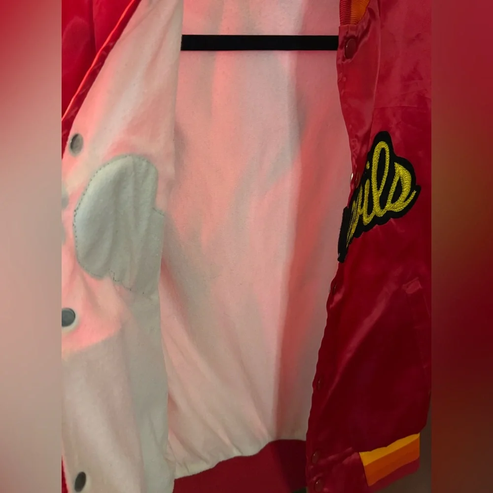 VTG Swingsters Sun Devils Red Satin Jacket - Picture 4 of 8